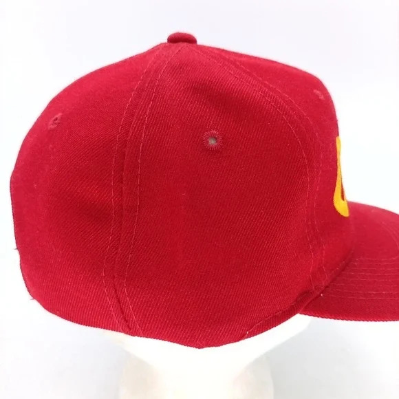 Sports Specialties SnapBack Hat Russia Script Rare Red CCCP Vintage 90s #7